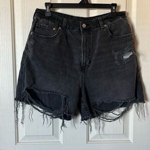 Black ‘&Denim’ Size 14 Jean shorts